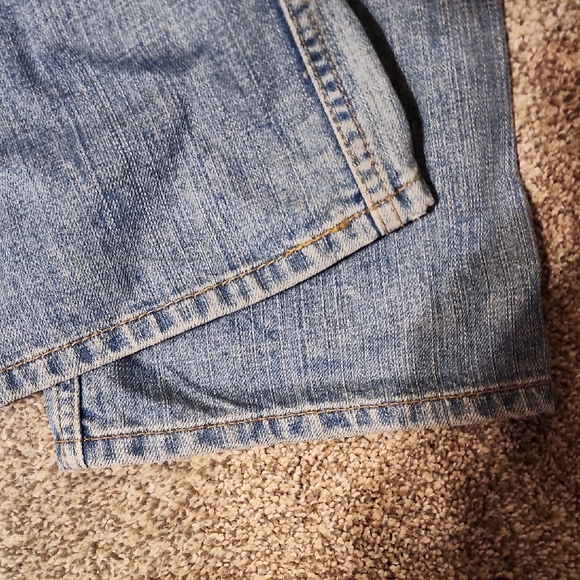 Levi's Classic Blue Slim Straight Jeans - Picture 4 of 6